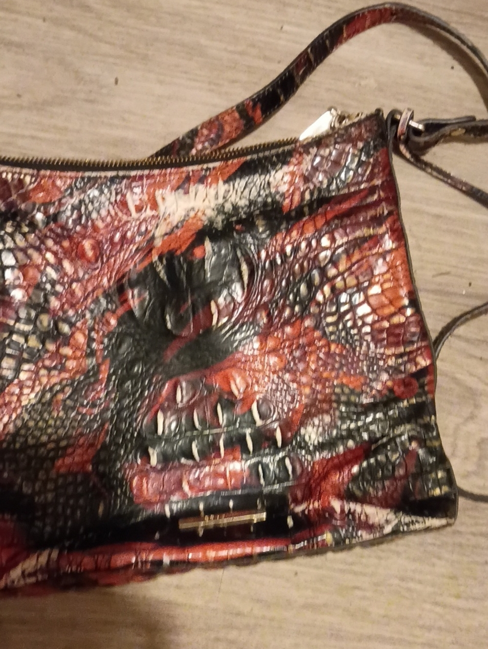 BRAHMIN Women's Multi-Color Textured Shoulder Bag